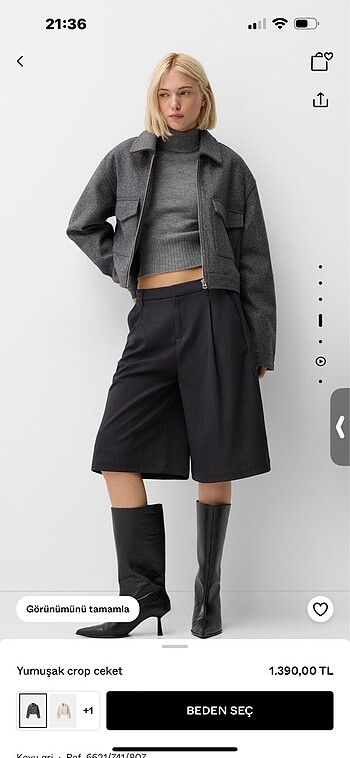 Bershka Tek adet s beden