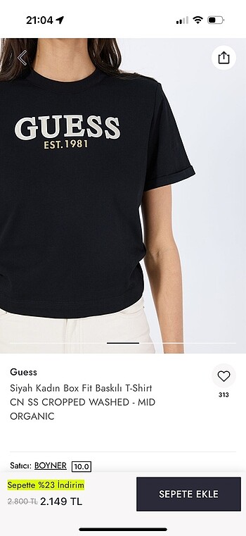 Guess Tek adet m beden