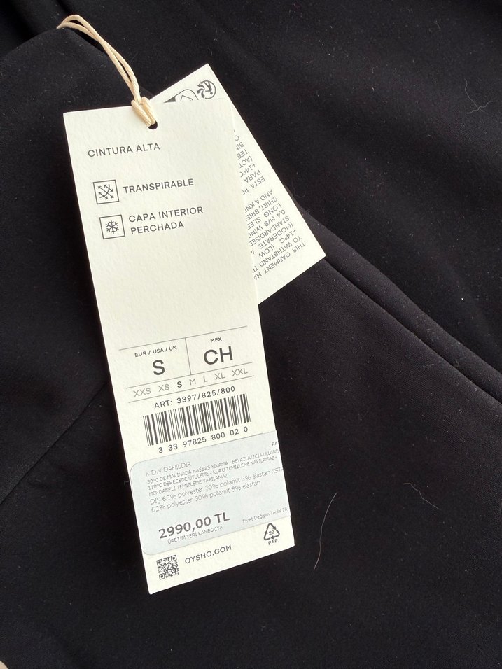 Dikişsiz Yüksek Belli Siyah Bootcut Pantolon - Görsel 3