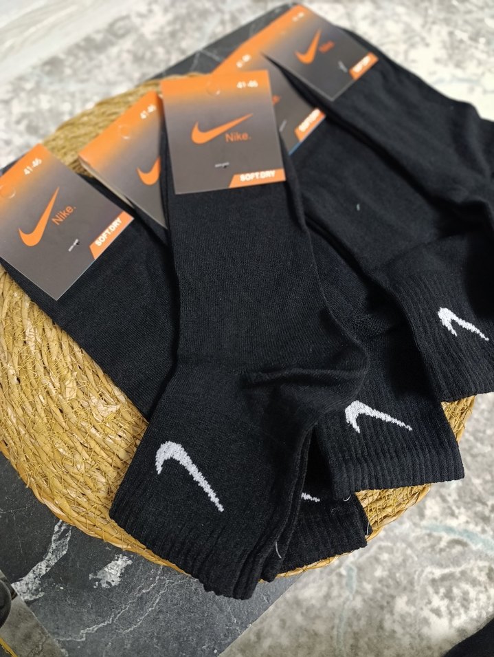 Nike Siyahi patik Erkek Çorap Seti - Görsel 2