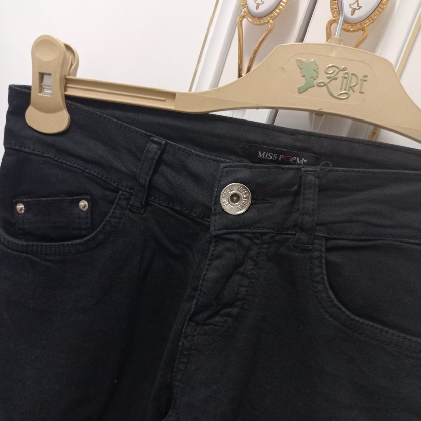 kiz cocuk pantalon koyu gri - Görsel 2