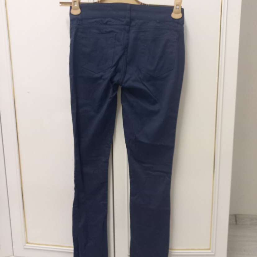 lacivert kadın pantalo - Görsel 3