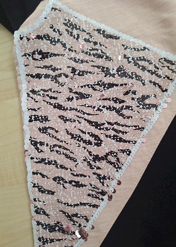 Kız Çocuk Payetli Fırfırlı Elbise - Görsel 2