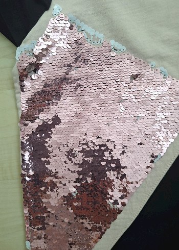 Kız Çocuk Payetli Fırfırlı Elbise - Görsel 3