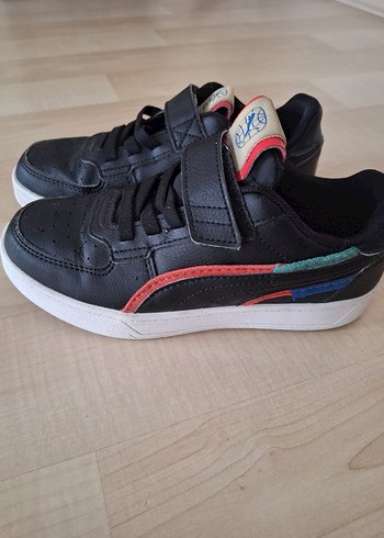 Unısex Çocuk Siyah Puma Spor Ayakkabı - Görsel 2