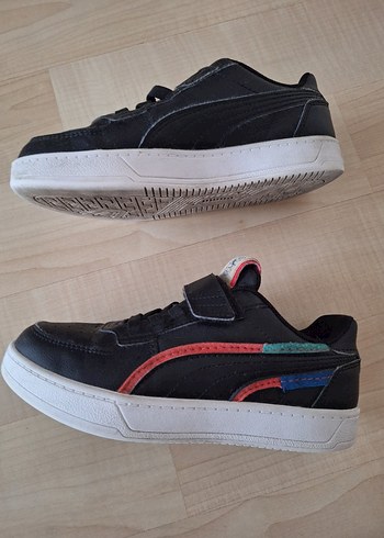 Unısex Çocuk Siyah Puma Spor Ayakkabı - Görsel 3