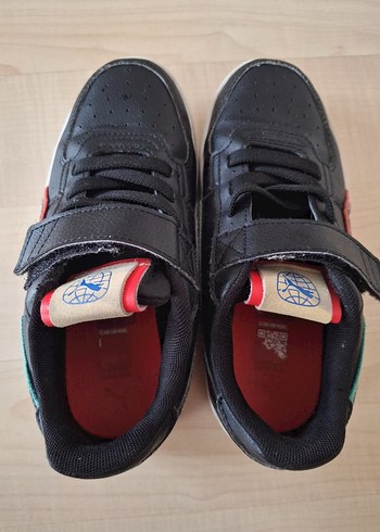 Unısex Çocuk Siyah Puma Spor Ayakkabı - Görsel 4