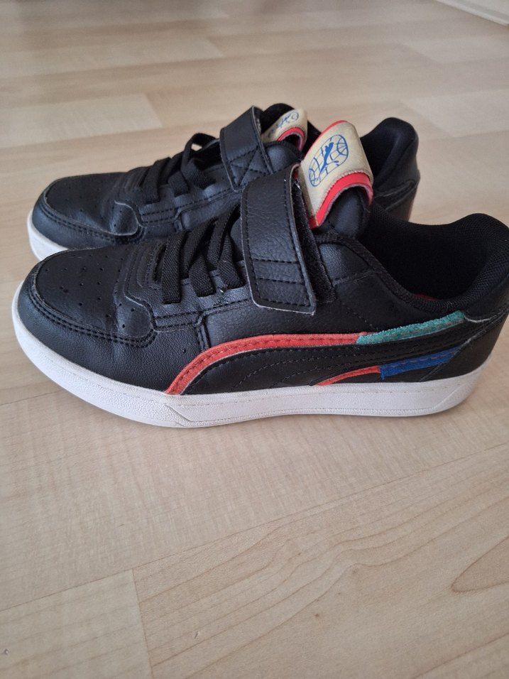 Unısex Çocuk Siyah Puma Spor Ayakkabı - Görsel 2