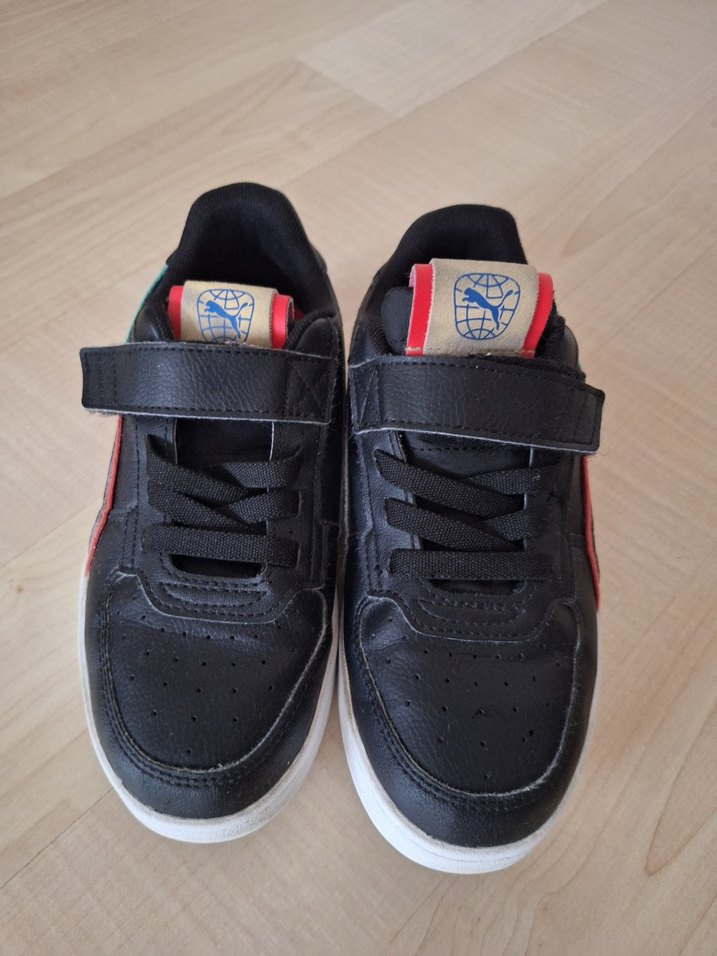 Unısex Çocuk Siyah Puma Spor Ayakkabı - Görsel 5