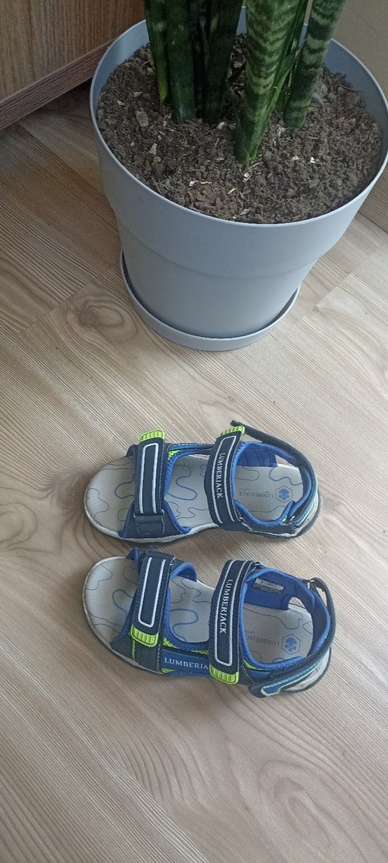 Lumberjack Erkek Çocuk Mavi Cırtlı Sandalet - Görsel 2