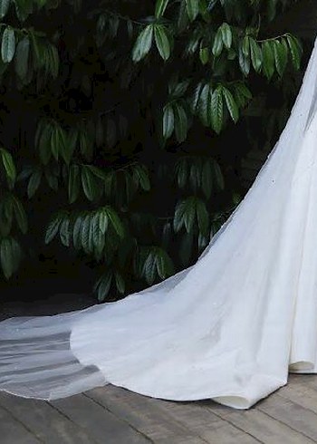 Modern Klasik Straplez Prenses Gelinlik - Görsel 7