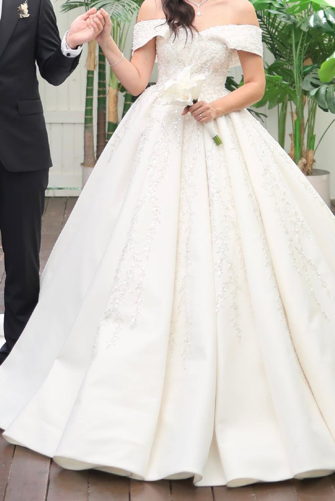 Modern Klasik Straplez Prenses Gelinlik - Görsel 3