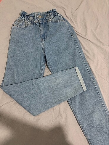 Beli Büzgülü Mom Jean