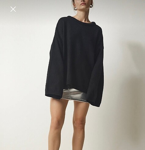 Oversize Basic Triko Kazak Happiness İstanbul