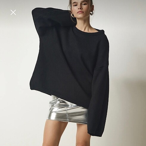 Happiness Oversize Basic Triko Kazak Happiness İstanbul