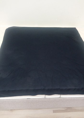 Siyah ve koyu lacivert eşarp - Görsel 4