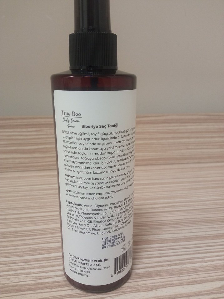 TrueBee Rosemary Miracle Saç Serumu ve Toniği ve saç yağı - Görsel 3