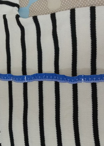 Çizgili Uzun Kollu Kadın Triko - Görsel 3