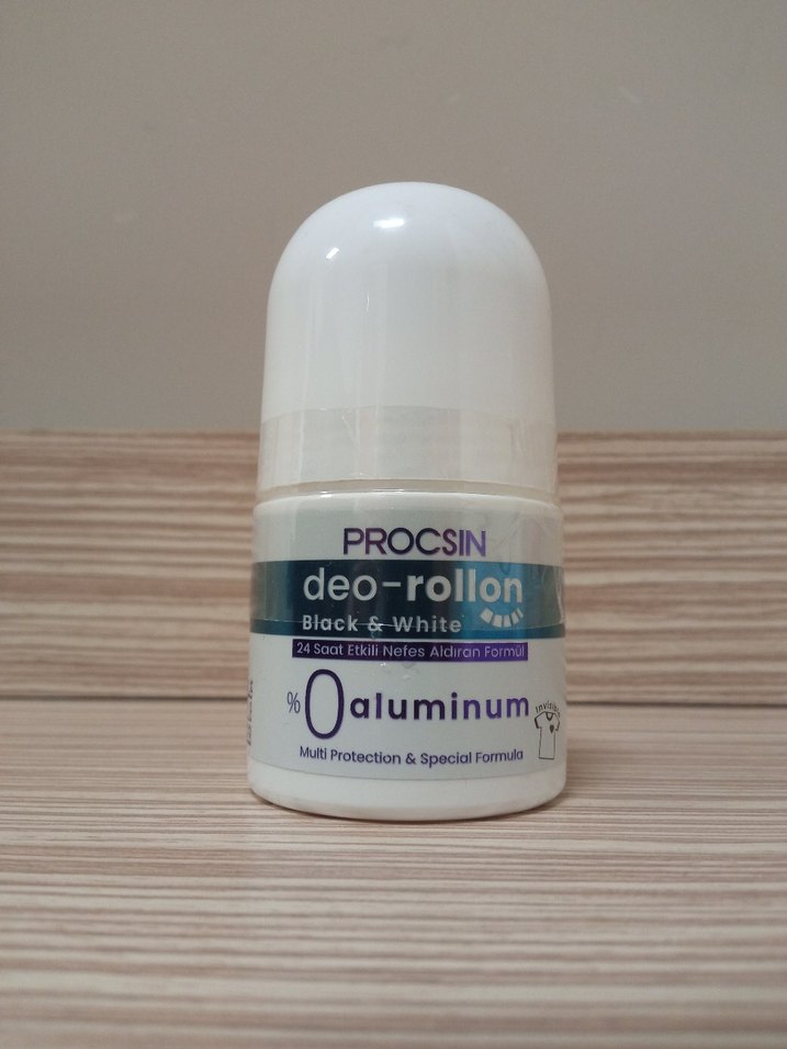 PROCSIN Kadın Roll-On Deodorant Siyah&Beyaz - Görsel 2