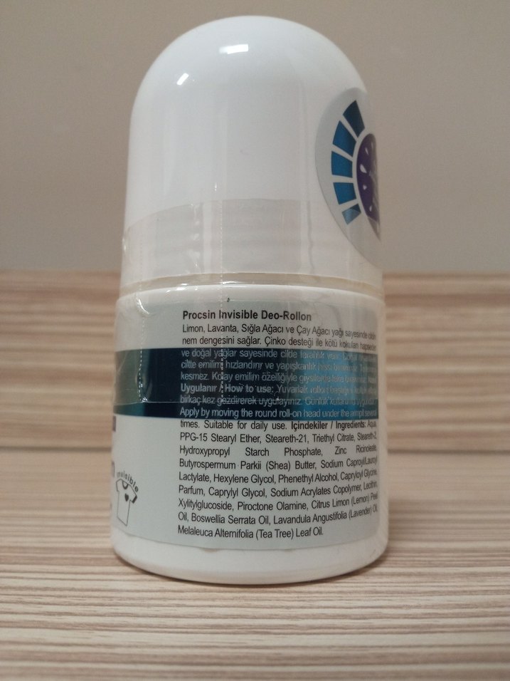 PROCSIN Kadın Roll-On Deodorant Siyah&Beyaz - Görsel 4