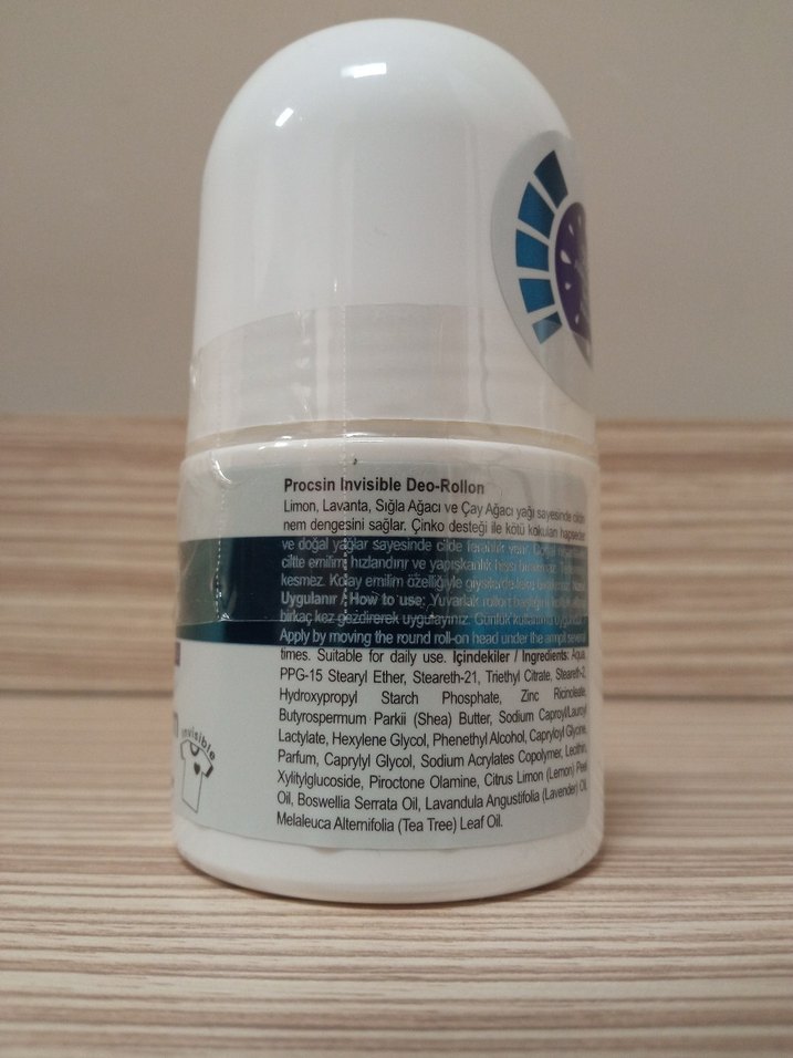 PROCSIN Kadın Roll-On Deodorant Siyah&Beyaz - Görsel 5