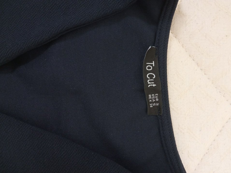 Düğmeli lacivert Kadın Yelek - Görsel 2