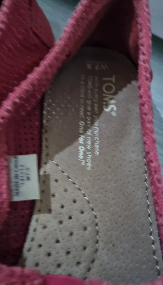 Kırmızı Kadın orjinal toms marka Espadril - Görsel 3