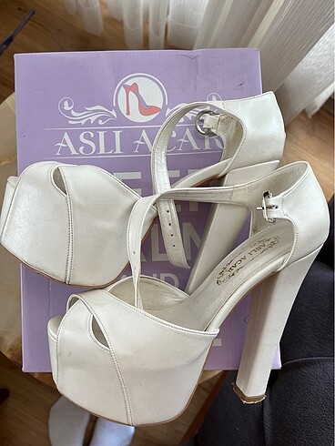 Gelin topuklu ayakkabı - Görsel 9