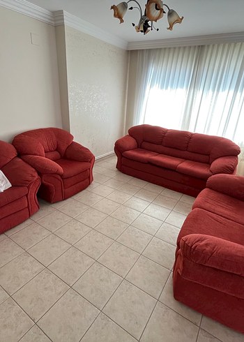 Koyu Kırmızı Modern Koltuk