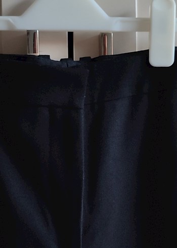 m Beden SIFIR,ZARA Düğmeli Siyah Kadın Kumaş Pantolon
