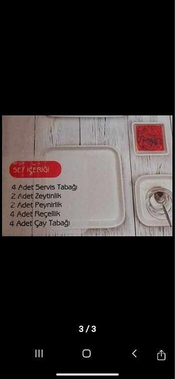 Beden Kahvaltı takımı