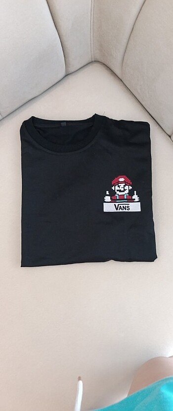 Mario Baskılı Oversize Unisex T-shırt 