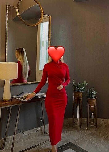 m Beden Uzun elbise Kadın büzgülü balıkçı yaka uzun kol sandy