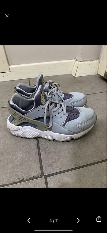 38 Beden gri Renk Nike huarache spor ayakkabı