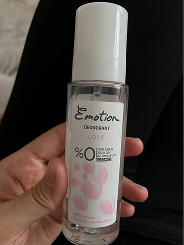 Emotion deodorant love
