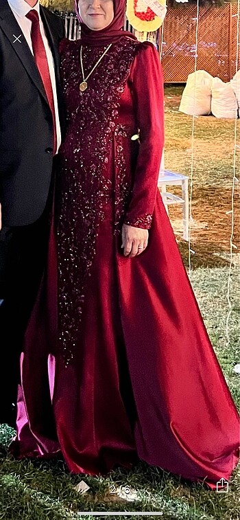Diğer Tesettür abiye kona elbisesi