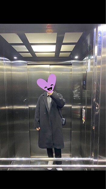 m Beden H&M Kruvaze Oversize Kaban