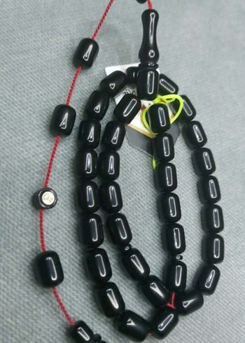 Siyah Bohem Gotik Erkek Tesbih - Görsel 7