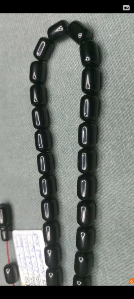 Siyah Bohem Gotik Erkek Tesbih - Görsel 3