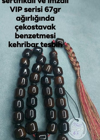 Kehribar Tesbih Siklik Ve İbadet Bir Arada
