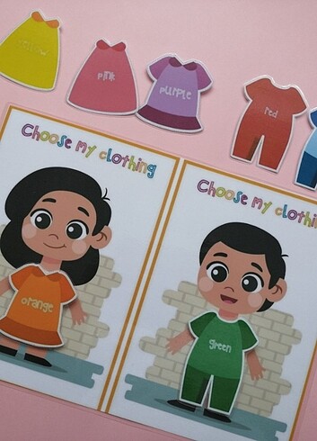 Beden Renk Eğitici Oyuncak Cırtlı Çocuk Etkinlik Oyun Aktivite