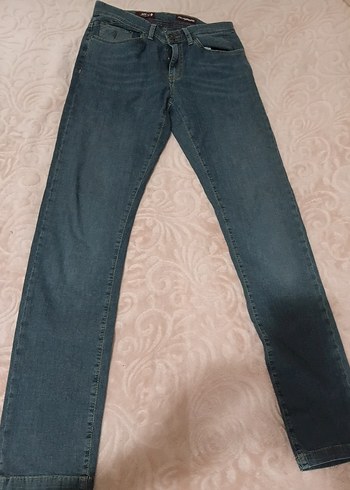 MCM Erkek Gri Mavi Regular Fit Denim Pantolon