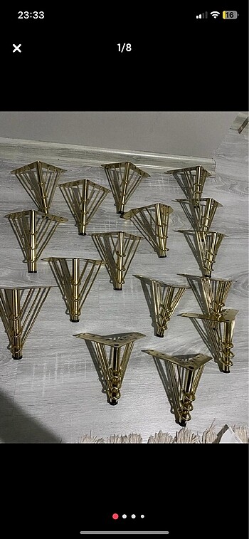 Gold koltuk ayagı