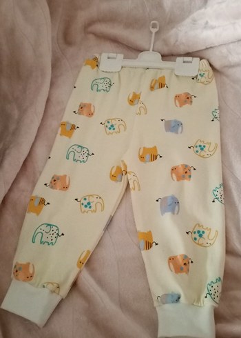 2 Yaş Beden unisex bebek pijama takımı