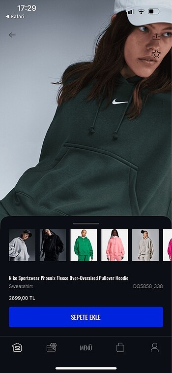 nike sweatshirt