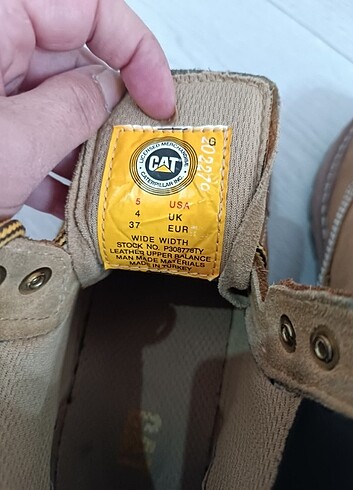 37 Beden camel Renk 37 numara orjinal Cat bot