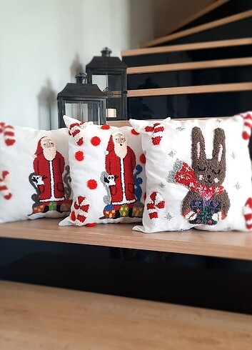 Zara Home Noel kırlent kılıfı