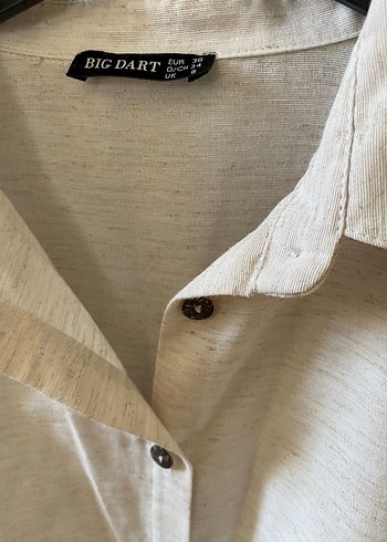 Keten Kadın Gömlek - Görsel 2