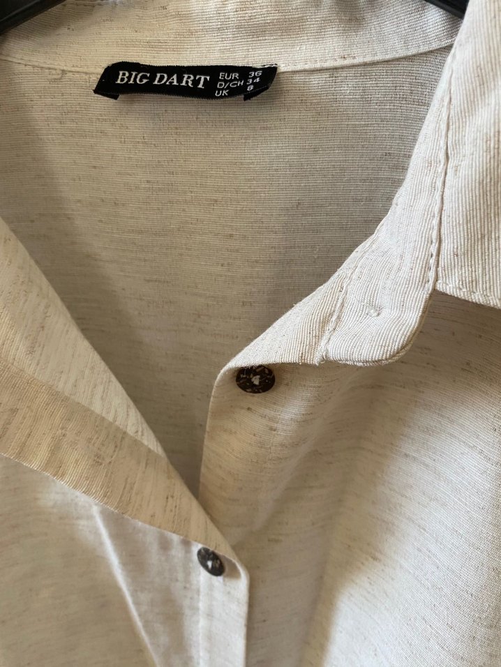 Keten Kadın Gömlek - Görsel 2