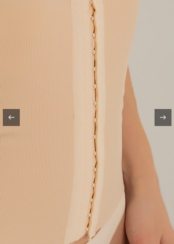 Agraflı askılı şekillendirici bel korse S-M beden - Görsel 2